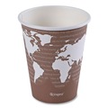 Cups | Eco-Products EP-BHC8-WAPK 8 oz. World Art Renewable and Compostable Hot Cups - Plum (50/Pack) image number 0