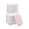 Food Containers & Lids | Boardwalk BWK30LAG200 2 lbs. Capacity Paper Food Baskets - Red/White (1000/Carton) image number 1