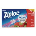Resealable Bags | Ziploc 316490 5.88 in. x 1.88 in. x 7.88 in. Quart Slider Storage Bags - Clear (9/Carton) image number 1