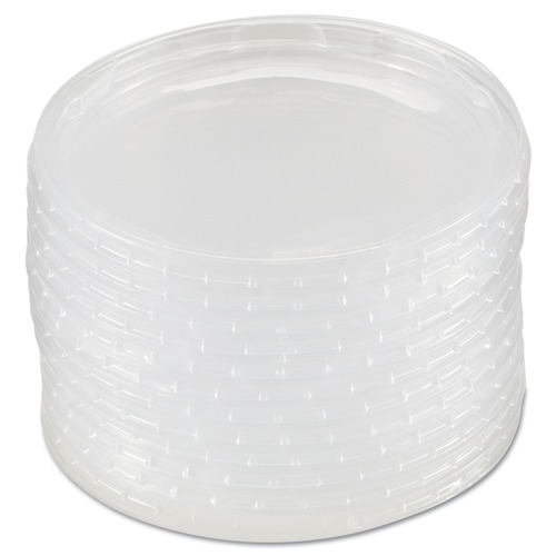 Food Containers & Lids | WNA WNA APCTRLID Plug-Style Plastic Deli Container Lids - Clear (50/Pack, 10 Packs/Carton) image number 0