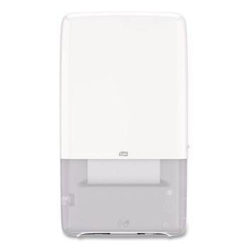 Tork 552540 PeakServe 14.47 in. x 4.04 in. x 25.15 in. Automatic Continuous Paper Hand Towel Dispenser - White