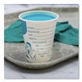 Medical Cups & Accessories | SOLO SC378-3008 8 oz Paper Specimen Cups - Blue/White (50/Sleeve, 20 Sleeves/Carton) image number 4