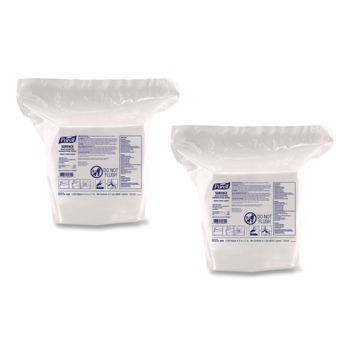 CLEANING CLOTHS AND WIPES | PURELL 9103-02 Surface Multi-Purpose Disinfecting Wipes, 1-Ply, 5 x 7, Fresh Citrus, White, 2/Carton