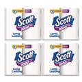 Perforated Roll & Hand Towels | Scott 10060 1-Ply 4.1 in. x 3.7 in. Septic Safe Toilet Paper - White (48/Carton) image number 2