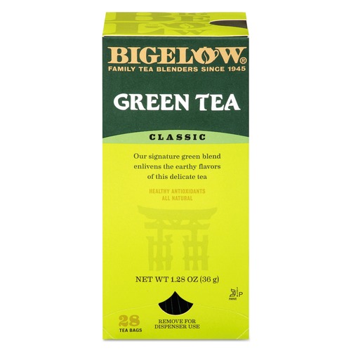 Tea | Bigelow 00388 Single Flavor Tea - Green (168/Carton) image number 0