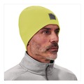 Head & Face Protection | Ergodyne 16813 N-Ferno 6812 One Size Fits Most Rib Knit Beanie - Lime image number 2