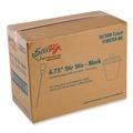 Straws/Stems/Sticks | AmerCareRoyal STIRSTIX-BK 4.75 in. Beverage Plugs - Black (2000/Carton) image number 2