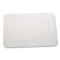 Food Containers & Lids | Handi-Foil 2062DL 8.25 in. x 5.88 in. Plastic Dome Lids Fits Oblong Pans 2061/2062 - Clear (500/Carton) image number 3