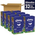 Facial Tissues | Kleenex 54316 Ultra Soft 3-Ply Facial Tissue - White (8/Carton) image number 1