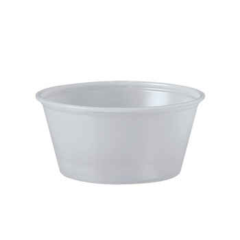 Dart P325N 3.25 oz. Polystyrene Portion Cups - Translucent (2500/Carton)