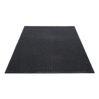 Guardian EG030504 EcoGuard 36 in. x 60 in. Rubber Indoor/Outdoor Wiper Mat - Charcoal