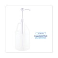 Water & Solvent Pumps | Boardwalk BWK00417EA 12 in. Tube 1 oz. Plastic Siphon Pump for 1 Gallon Bottles - White image number 3