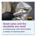 Cleaning Cloths & Wipes | Tork 500176 1-Ply 8.3 in. x 16.1 in. Light Duty Cleaning Cloth Pop Up Box - White (10/Carton) image number 6