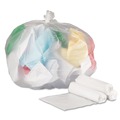 High-Density Trash Bags | Boardwalk Z6639LN GR1 33 Gallon 9 mic 33 in. x 39 in. High-Density Can Liners - Natural (25 Bags/Roll, 20 Rolls/Carton) image number 7