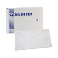 Low-Density Trash Bags | Boardwalk H8647TWK 43 in. x 47 in. 56 gal. 0.9 mil Linear Low Density Industrial Can Liners - White (100/Carton) image number 6