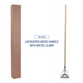 Mop Handles | Boardwalk BWK605 62 in. Wood Handle Quick Change Metal Head Mop Handle for No. 20 and Up Heads image number 6