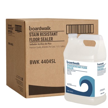 FLOOR FINISHES | Boardwalk 115000-41ESSN 1 gal. Stain Resistant Floor Sealer - Unscented (4/Carton)