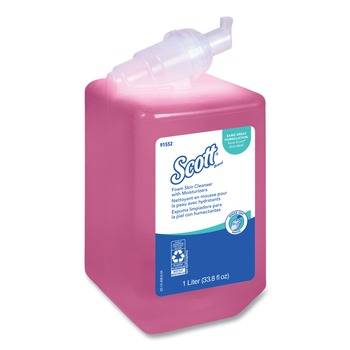 Scott 91552 1000 ml Pro Foam Skin Cleanser with Moisturizers - Light Floral (6/Carton)