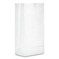 Grocery Bags | Ross & Wallace Paper Products 120308500PK/BL 6 in. x 3.88 in. x 12.5 in. #8 Size Grocery Paper Bags - White (500/Bundle) image number 0