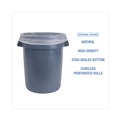 High-Density Trash Bags | Boardwalk Z6640VNKR02 33 in. x 40 in. 33 gal. 16 mic High Density Industrial Can Liners Coreless Rolls - Natural (250/Carton) image number 6