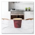 Cups | SOLO 374SI-0041 4 oz. Bistro Design Single-Sided Poly Paper Hot Cups (50/Pack, 20 Pack/Carton) image number 5