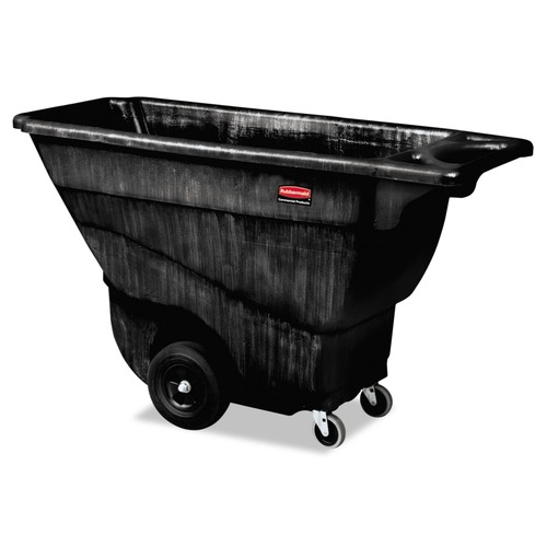 Carts & Trucks | Rubbermaid Commercial FG9T1400BLA 101-Gallon Structural Foam Tilt Truck with 850-lb. Capacity - Black image number 0
