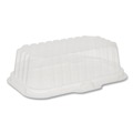 Food Containers & Lids | Pactiv Corp. 0CI8D17S0000 17S Deep Dome 8.3 in. x 4.8 in. x 2.1 in. Plastic OPS Dome-Style Lid - Clear image number 4