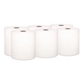 Perforated Roll & Hand Towels | Kleenex 50606 8 in. x 600 ft. Hard Roll Paper Towels with Premium Absorbency Pockets - White (6 Rolls/Carton) image number 0