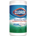 Cleaning Cloths & Wipes | Clorox 01656 7 in. x 8 in. 1-Ply Disinfecting Wipes - Fresh Scent, White (450/Carton) image number 1