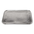 Steam Table Parts | Handi-Foil 204930 12.27 in. x 10.44 in. 30 Gauge Steam Pan Foil Lids Fits Half-Size Pan (100/Carton) image number 1