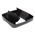 Waste Receptacle Lids | Rubbermaid Commercial FG268988BLA Untouchable 16 in. Square Swing Top Lid - Black image number 3