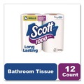 Perforated Roll & Hand Towels | Scott 10183 1-Ply Septic Safe Bathroom Tissue - White (12/Carton) image number 5