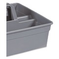 Waste Receptacle Accessories & Dollies | Nexstep Commercial Products 96981 MaxiRough Maid Caddies, 2 Compartments, 12 x 7, Gray image number 3