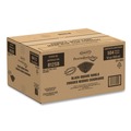 Food Containers & Lids | Dart B12SB 12 oz. 5 in. x 5 in. x 2 in. Plastic PresentaBowls Pro Black Square Bowls - Black (504/Carton) image number 0
