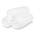 High-Density Trash Bags | Inteplast Group S386022N 60 gal. 22 microns 38 in. x 60 in. High-Density Interleaved Commercial Can Liners - Clear (25 Bags/Roll, 6 Rolls/Carton) image number 2