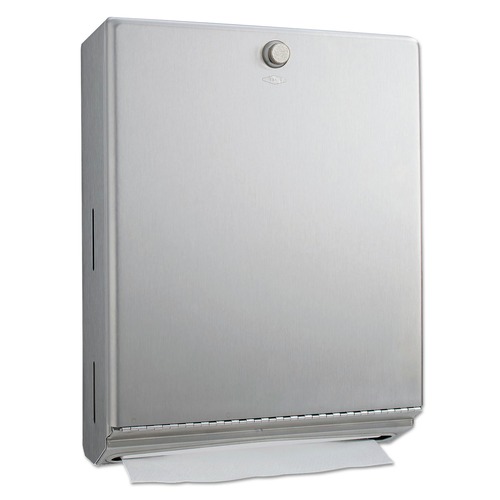 Towel Dispensers | Bobrick B-2620 ClassicSeries 10.81 x 3.94 x 14.06 Surface-Mounted Paper Towel Dispenser - Satin image number 0