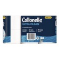 Toilet Tissues | Cottonelle 55480 Ultra CleanCare 1-Ply Septic Safe Strong Bath Tissue Toilet Paper - White (4/Carton) image number 3