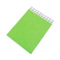 Wristbands | Advantus 91122 9.75 in. x 0.75 in. Numbered Crowd Management Wristbands - Neon Green (500/Pack) image number 1