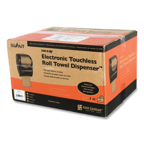 Towel Dispensers | San Jamar T1370SS Tear-N-Dry 16.75 in. x 10 in. x 12.5 in. Touchless Roll Towel Dispenser - Silver image number 0