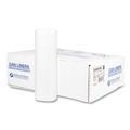 High-Density Trash Bags | Inteplast Group S404816N 45 gal. 16 microns 40 in. x 48 in. High-Density Interleaved Commercial Can Liners - Clear (25 Bags/Roll, 10 Rolls/Carton) image number 3