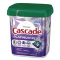 Dishwashing Detergents | Cascade 80798635 Platinum Plus 28.4 oz. Tub ActionPacs Dishwasher Detergent Pods - Fresh Scent (3/Carton) image number 2