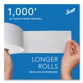 Toilet Tissues | Scott 03148 3.55 in. x 1000 ft. 2-Ply Essential JRT Jumbo Roll Septic Safe Tissue - White (4 Rolls/Carton) image number 7