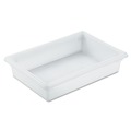 Food Storage Containers & Lids | Rubbermaid Commercial FG350800WHT 8.5 Gallon 26 in. x 18 in. x 6 in. Food Tote Boxes - White image number 0