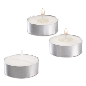 CANDLES | Sterno STE 40100 5 Hour Burn 0.5 in. Tealight Candle - White (500/Carton)