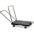 Carts & Trucks | Rubbermaid Commercial FG440000BLA 20.5 in. x 32.5 in. 250 lbs. Capacity Utility-Duty Home/Office Cart Platform - Black image number 1