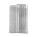 Food Containers & Lids | Dart CH64DEF ClearPac SafeSeal 8.1 in. x 7.8 in. x 3.3 in. Tamper-Resistant/Evident Containers - Clear (200/Carton) image number 2