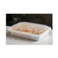 Food Containers & Lids | Pactiv Corp. NC838 Newspring VERSAtainer 5 x 7.25 x 2.63 24 oz Plastic Microwavable Containers - White/Clear (150/Carton) image number 1