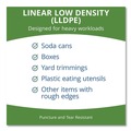 Low-Density Trash Bags | Stout by Envision P4045K20 40 in. x 45 in. 45-Gallon 2 mil. Insect-Repellent Trash Bags - Black (65/Box) image number 4
