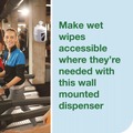 Towel Dispensers | Tork 192851 10.04 in. x 10.73 in. x 13.18 in. Centerfeed Wet Wipe Dispenser - White image number 3