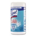 Cleaning Cloths & Wipes | LYSOL Brand 19200-89346 7 in. x 7.25 in. 1-Ply Disinfecting Wipes - Crisp Linen/White (6/Carton) image number 4